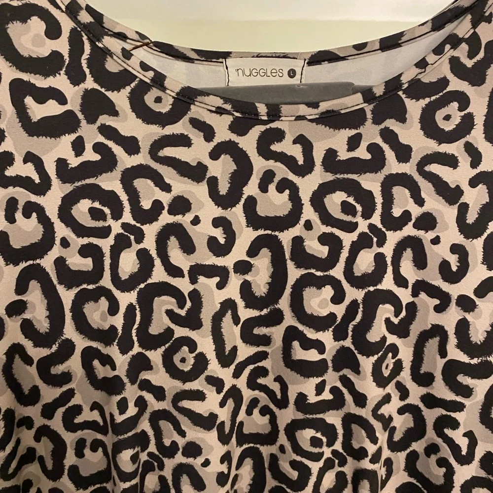 Chic Long Sleeve Leopard Print Dress - Picture 3 of 4